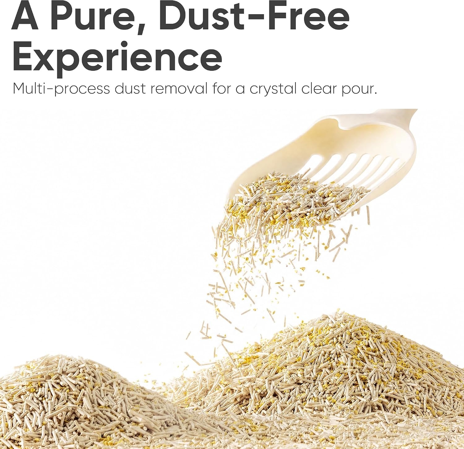 image:imageFUKUMARU Tofu Cat Litter Millet Blend Vanilla Scented Clumping 12 lbLight Vanilla Scent